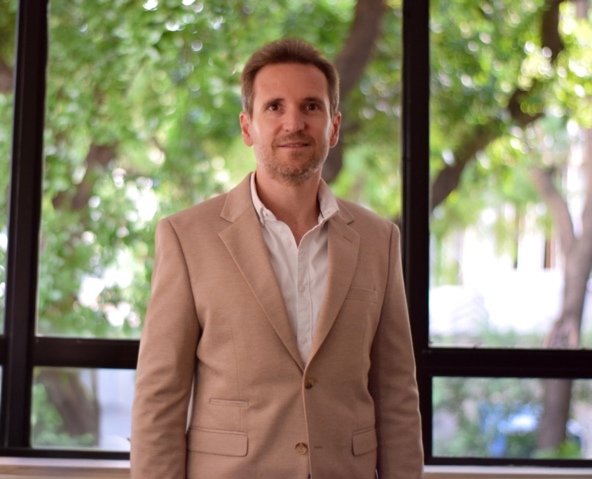 Ingeniero Diego Bentel, director de Implenia S.A., la constructora responsable de Plaza Norte.